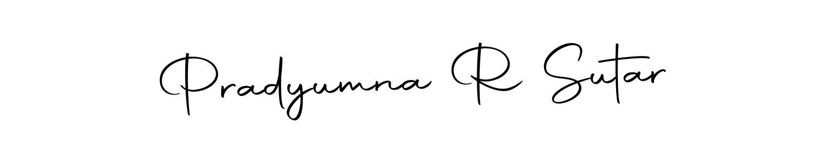 Design your own signature with our free online signature maker. With this signature software, you can create a handwritten (Autography-DOLnW) signature for name Pradyumna R Sutar. Pradyumna R Sutar signature style 10 images and pictures png