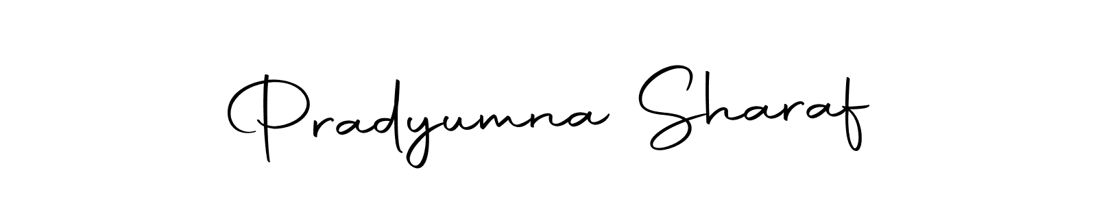 Use a signature maker to create a handwritten signature online. With this signature software, you can design (Autography-DOLnW) your own signature for name Pradyumna Sharaf. Pradyumna Sharaf signature style 10 images and pictures png
