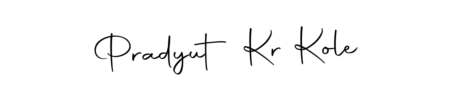 Make a beautiful signature design for name Pradyut Kr Kole. With this signature (Autography-DOLnW) style, you can create a handwritten signature for free. Pradyut Kr Kole signature style 10 images and pictures png