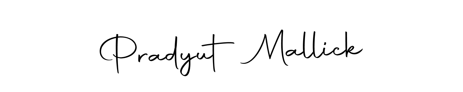 Create a beautiful signature design for name Pradyut Mallick. With this signature (Autography-DOLnW) fonts, you can make a handwritten signature for free. Pradyut Mallick signature style 10 images and pictures png