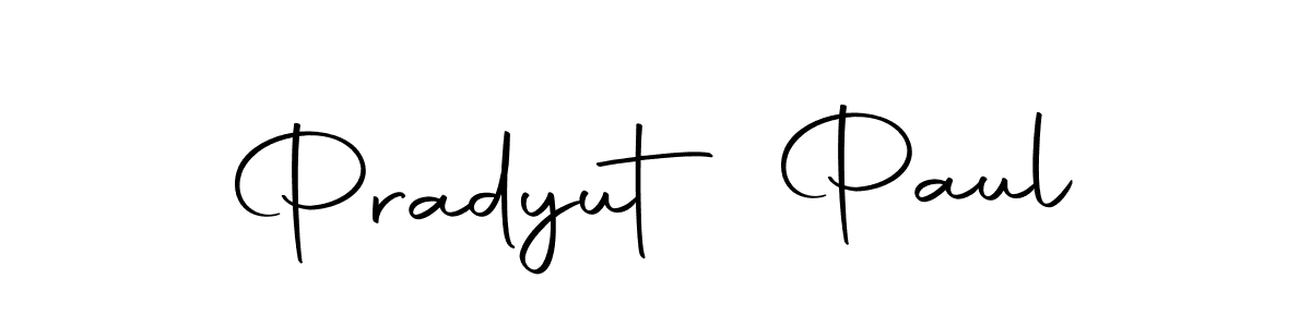 Create a beautiful signature design for name Pradyut Paul. With this signature (Autography-DOLnW) fonts, you can make a handwritten signature for free. Pradyut Paul signature style 10 images and pictures png