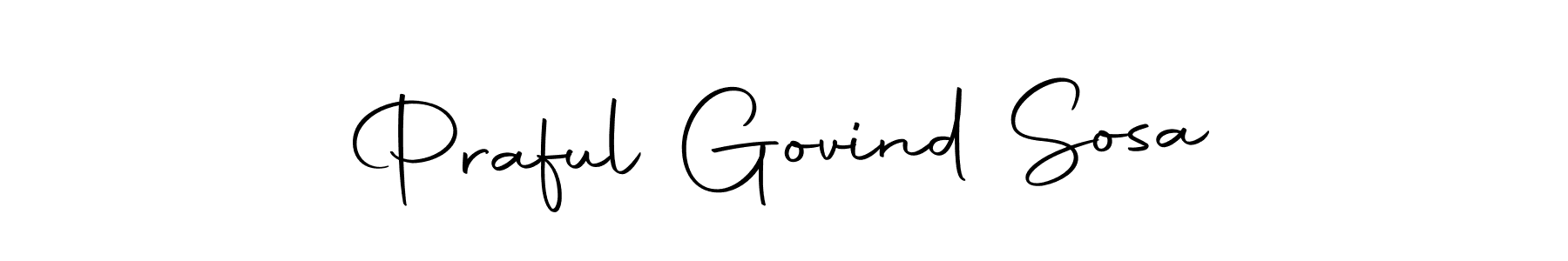 How to make Praful Govind Sosa signature? Autography-DOLnW is a professional autograph style. Create handwritten signature for Praful Govind Sosa name. Praful Govind Sosa signature style 10 images and pictures png