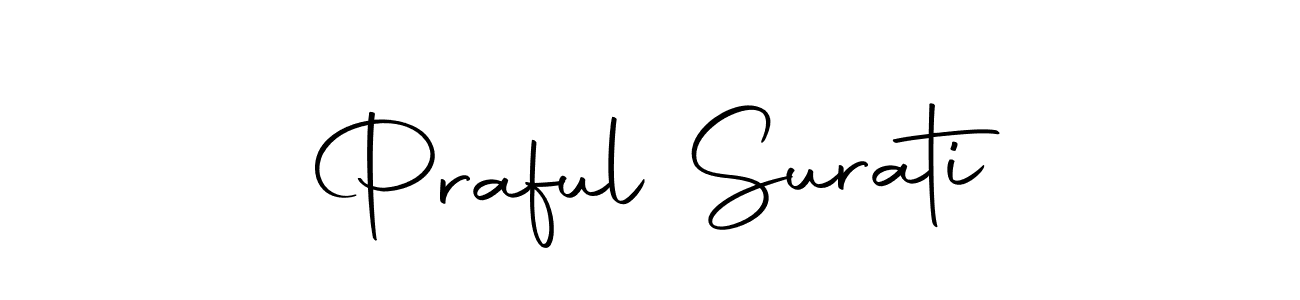 if you are searching for the best signature style for your name Praful Surati. so please give up your signature search. here we have designed multiple signature styles  using Autography-DOLnW. Praful Surati signature style 10 images and pictures png