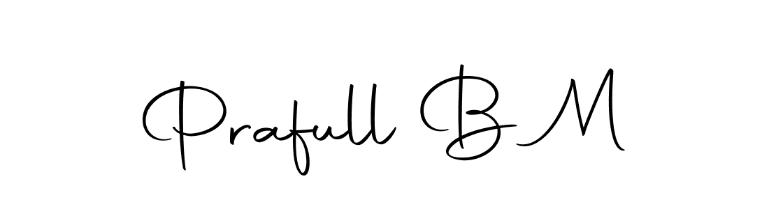 Make a beautiful signature design for name Prafull B M. Use this online signature maker to create a handwritten signature for free. Prafull B M signature style 10 images and pictures png