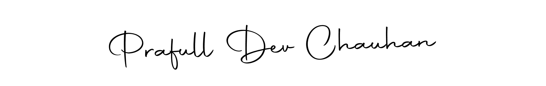 You can use this online signature creator to create a handwritten signature for the name Prafull Dev Chauhan. This is the best online autograph maker. Prafull Dev Chauhan signature style 10 images and pictures png