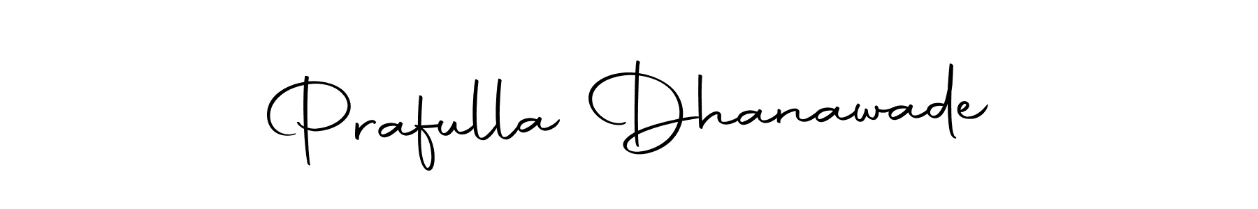 if you are searching for the best signature style for your name Prafulla Dhanawade. so please give up your signature search. here we have designed multiple signature styles  using Autography-DOLnW. Prafulla Dhanawade signature style 10 images and pictures png