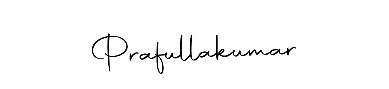 Create a beautiful signature design for name Prafullakumar. With this signature (Autography-DOLnW) fonts, you can make a handwritten signature for free. Prafullakumar signature style 10 images and pictures png