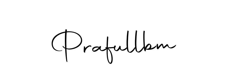 Create a beautiful signature design for name Prafullbm. With this signature (Autography-DOLnW) fonts, you can make a handwritten signature for free. Prafullbm signature style 10 images and pictures png