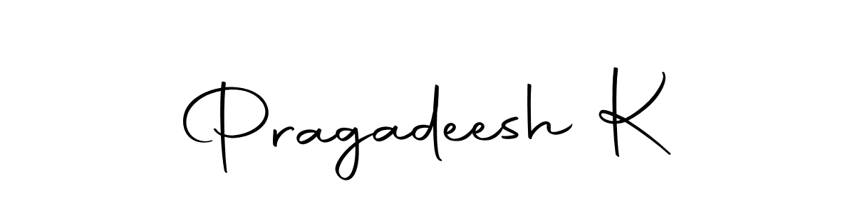 How to Draw Pragadeesh K signature style? Autography-DOLnW is a latest design signature styles for name Pragadeesh K. Pragadeesh K signature style 10 images and pictures png