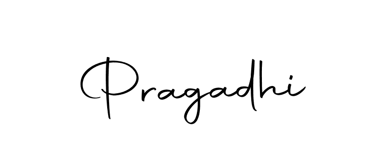 Use a signature maker to create a handwritten signature online. With this signature software, you can design (Autography-DOLnW) your own signature for name Pragadhi. Pragadhi signature style 10 images and pictures png