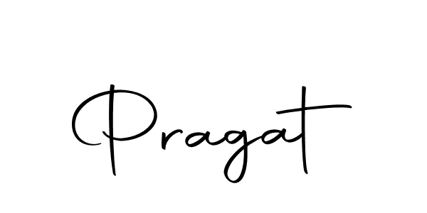 Use a signature maker to create a handwritten signature online. With this signature software, you can design (Autography-DOLnW) your own signature for name Pragat. Pragat signature style 10 images and pictures png