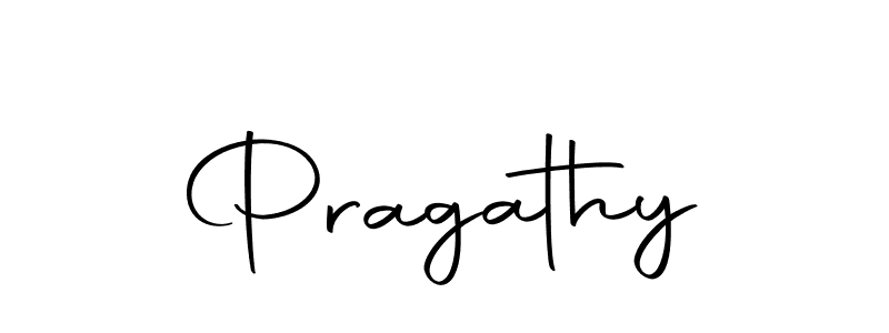 How to make Pragathy signature? Autography-DOLnW is a professional autograph style. Create handwritten signature for Pragathy name. Pragathy signature style 10 images and pictures png