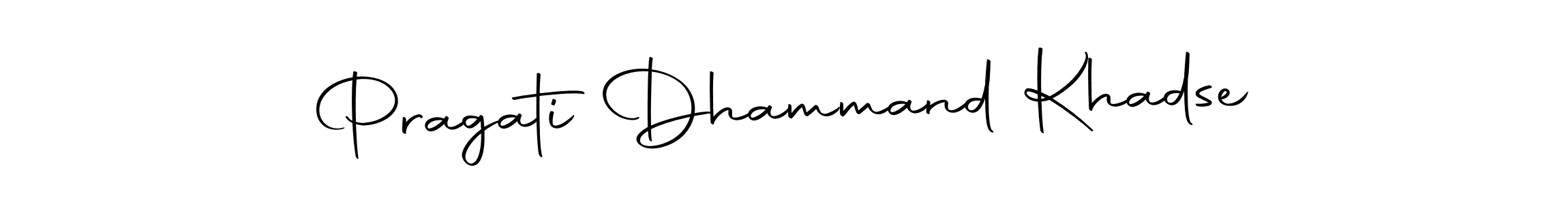 Similarly Autography-DOLnW is the best handwritten signature design. Signature creator online .You can use it as an online autograph creator for name Pragati Dhammand Khadse. Pragati Dhammand Khadse signature style 10 images and pictures png