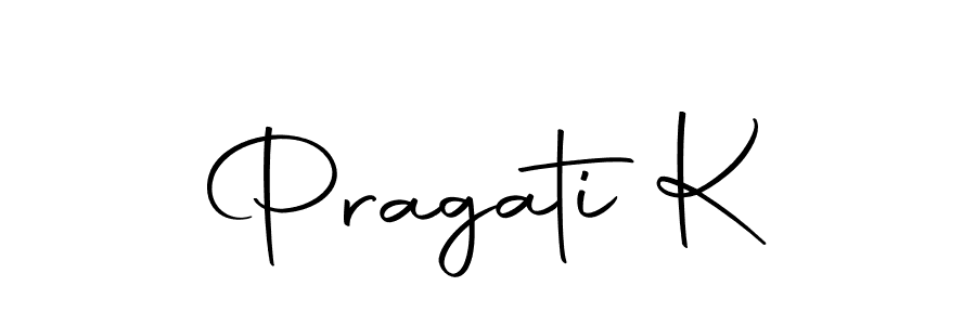 Pragati K stylish signature style. Best Handwritten Sign (Autography-DOLnW) for my name. Handwritten Signature Collection Ideas for my name Pragati K. Pragati K signature style 10 images and pictures png