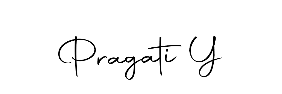You can use this online signature creator to create a handwritten signature for the name Pragati Y. This is the best online autograph maker. Pragati Y signature style 10 images and pictures png