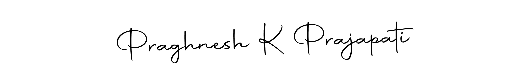 The best way (Autography-DOLnW) to make a short signature is to pick only two or three words in your name. The name Praghnesh K Prajapati include a total of six letters. For converting this name. Praghnesh K Prajapati signature style 10 images and pictures png