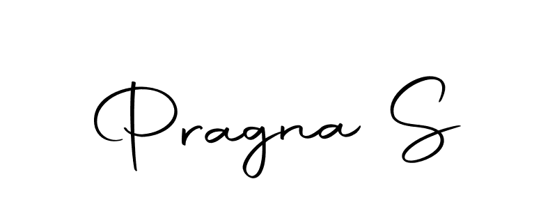 The best way (Autography-DOLnW) to make a short signature is to pick only two or three words in your name. The name Pragna S include a total of six letters. For converting this name. Pragna S signature style 10 images and pictures png