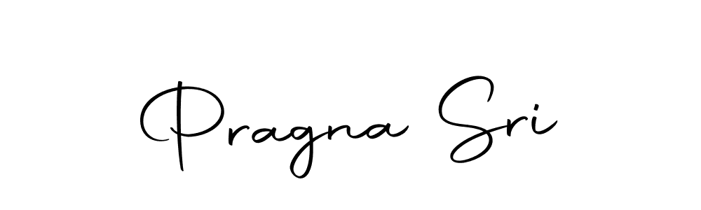 Design your own signature with our free online signature maker. With this signature software, you can create a handwritten (Autography-DOLnW) signature for name Pragna Sri. Pragna Sri signature style 10 images and pictures png