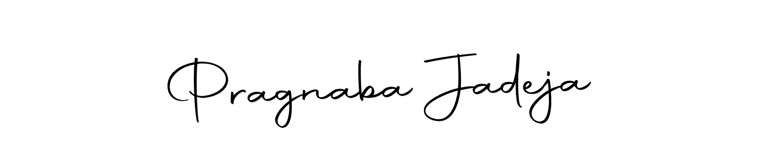 Autography-DOLnW is a professional signature style that is perfect for those who want to add a touch of class to their signature. It is also a great choice for those who want to make their signature more unique. Get Pragnaba Jadeja name to fancy signature for free. Pragnaba Jadeja signature style 10 images and pictures png