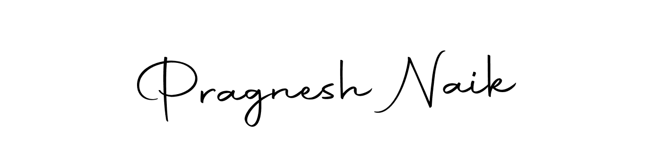 How to make Pragnesh Naik name signature. Use Autography-DOLnW style for creating short signs online. This is the latest handwritten sign. Pragnesh Naik signature style 10 images and pictures png