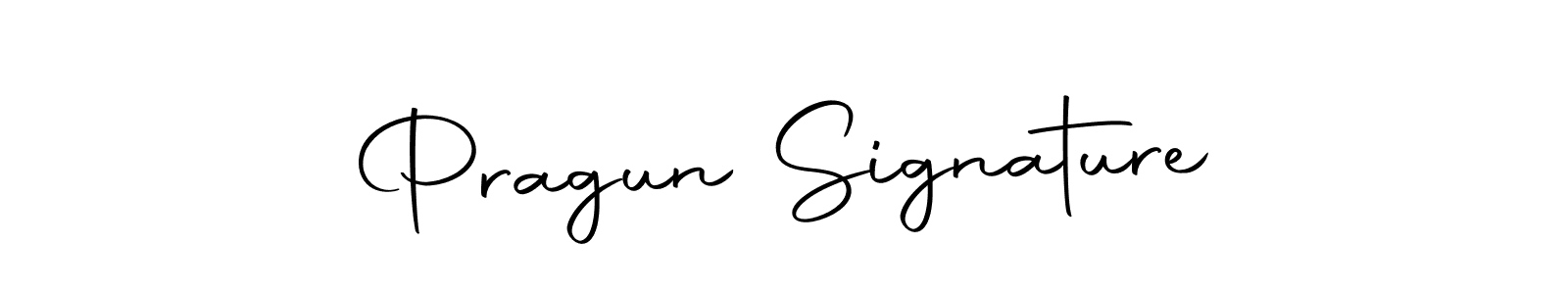 Design your own signature with our free online signature maker. With this signature software, you can create a handwritten (Autography-DOLnW) signature for name Pragun Signature. Pragun Signature signature style 10 images and pictures png