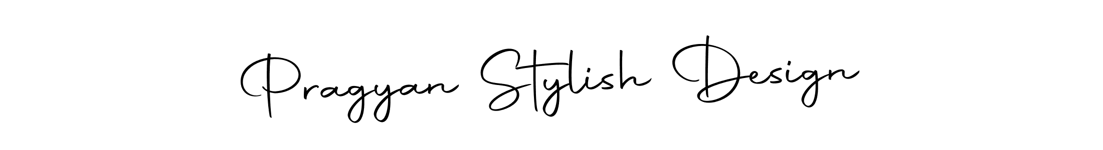 How to make Pragyan Stylish Design name signature. Use Autography-DOLnW style for creating short signs online. This is the latest handwritten sign. Pragyan Stylish Design signature style 10 images and pictures png