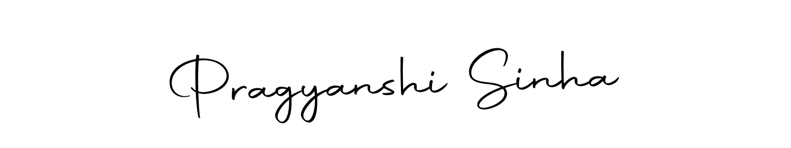 Design your own signature with our free online signature maker. With this signature software, you can create a handwritten (Autography-DOLnW) signature for name Pragyanshi Sinha. Pragyanshi Sinha signature style 10 images and pictures png