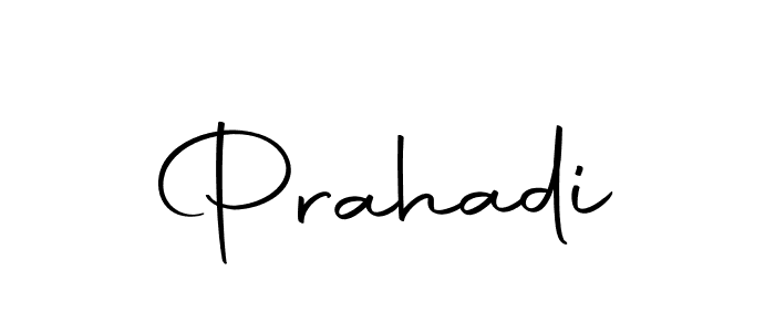 Use a signature maker to create a handwritten signature online. With this signature software, you can design (Autography-DOLnW) your own signature for name Prahadi. Prahadi signature style 10 images and pictures png