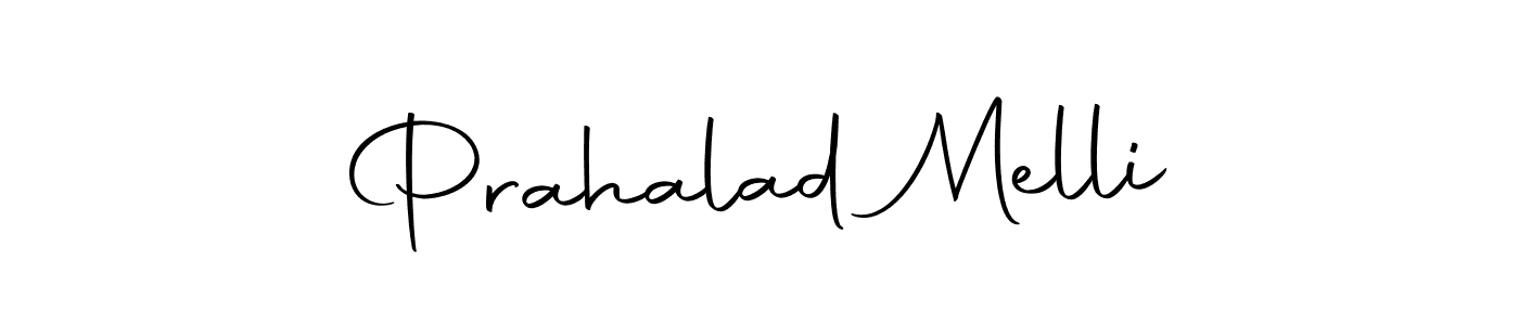 Design your own signature with our free online signature maker. With this signature software, you can create a handwritten (Autography-DOLnW) signature for name Prahalad Melli. Prahalad Melli signature style 10 images and pictures png