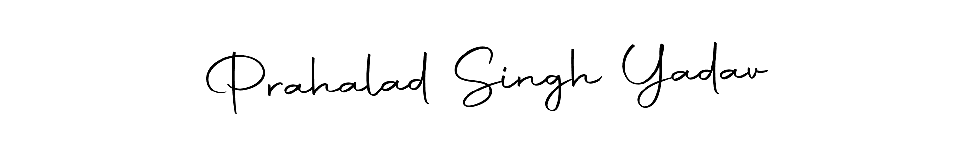 Create a beautiful signature design for name Prahalad Singh Yadav. With this signature (Autography-DOLnW) fonts, you can make a handwritten signature for free. Prahalad Singh Yadav signature style 10 images and pictures png