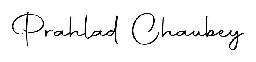 The Autography-DOLnW handwriting style adds charm and authenticity to name Prahlad Chaubey. A wonderful choice for personal thank-you notes. Prahlad Chaubey signature style 10 images and pictures png