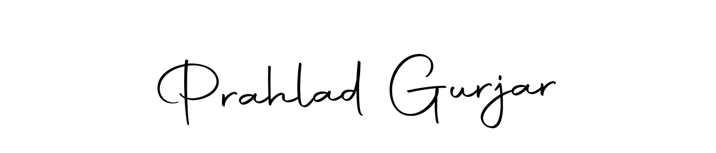 How to make Prahlad Gurjar signature? Autography-DOLnW is a professional autograph style. Create handwritten signature for Prahlad Gurjar name. Prahlad Gurjar signature style 10 images and pictures png