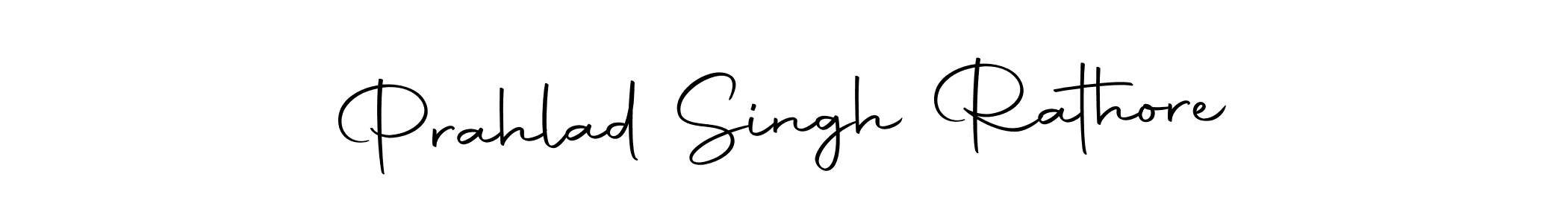 How to make Prahlad Singh Rathore name signature. Use Autography-DOLnW style for creating short signs online. This is the latest handwritten sign. Prahlad Singh Rathore signature style 10 images and pictures png