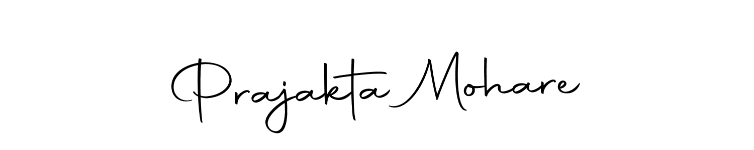 Make a short Prajakta Mohare signature style. Manage your documents anywhere anytime using Autography-DOLnW. Create and add eSignatures, submit forms, share and send files easily. Prajakta Mohare signature style 10 images and pictures png