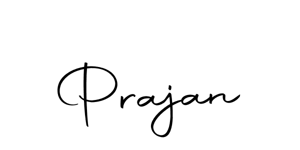 Prajan stylish signature style. Best Handwritten Sign (Autography-DOLnW) for my name. Handwritten Signature Collection Ideas for my name Prajan. Prajan signature style 10 images and pictures png