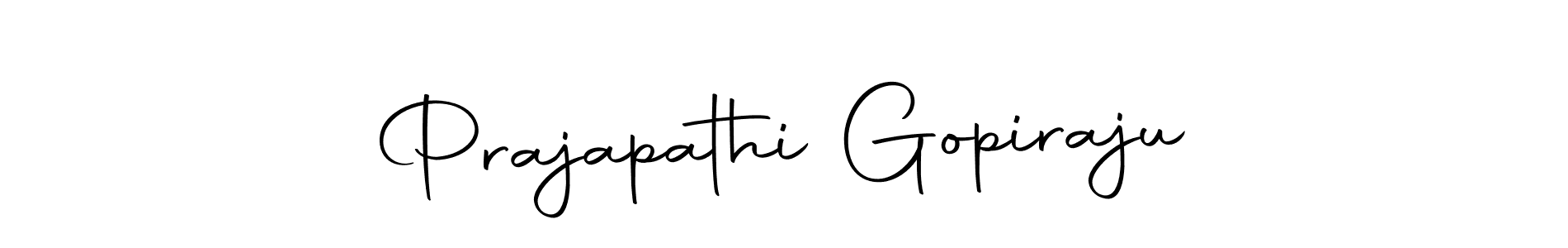 Make a beautiful signature design for name Prajapathi Gopiraju. With this signature (Autography-DOLnW) style, you can create a handwritten signature for free. Prajapathi Gopiraju signature style 10 images and pictures png