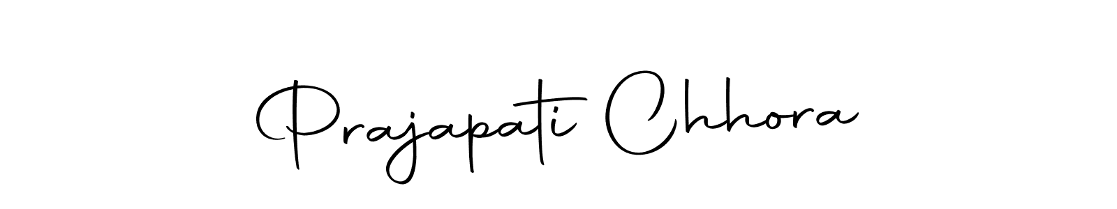 Autography-DOLnW is a professional signature style that is perfect for those who want to add a touch of class to their signature. It is also a great choice for those who want to make their signature more unique. Get Prajapati Chhora name to fancy signature for free. Prajapati Chhora signature style 10 images and pictures png