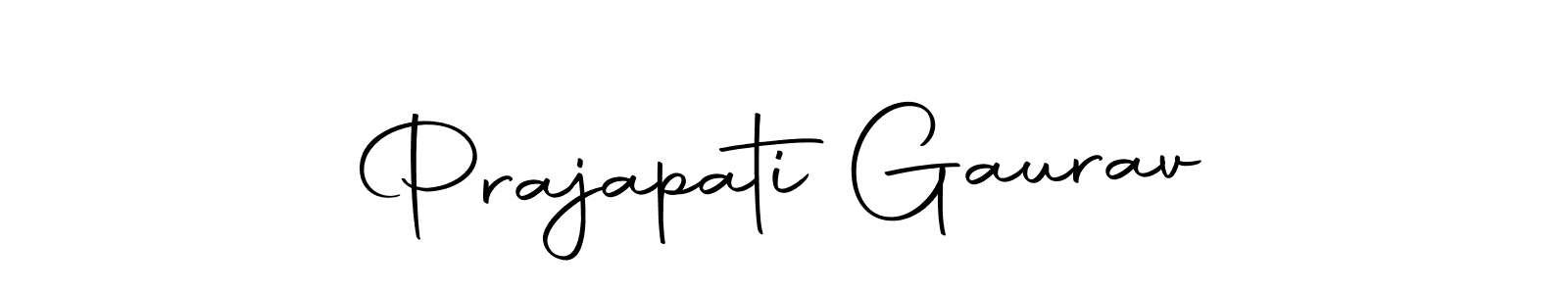 if you are searching for the best signature style for your name Prajapati Gaurav. so please give up your signature search. here we have designed multiple signature styles  using Autography-DOLnW. Prajapati Gaurav signature style 10 images and pictures png