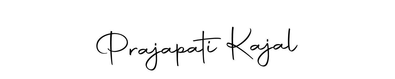 You should practise on your own different ways (Autography-DOLnW) to write your name (Prajapati Kajal) in signature. don't let someone else do it for you. Prajapati Kajal signature style 10 images and pictures png