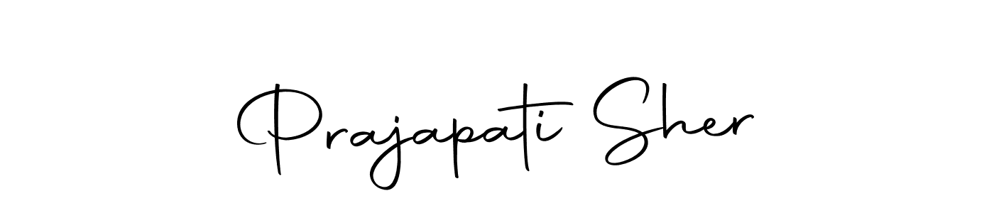 Prajapati Sher stylish signature style. Best Handwritten Sign (Autography-DOLnW) for my name. Handwritten Signature Collection Ideas for my name Prajapati Sher. Prajapati Sher signature style 10 images and pictures png