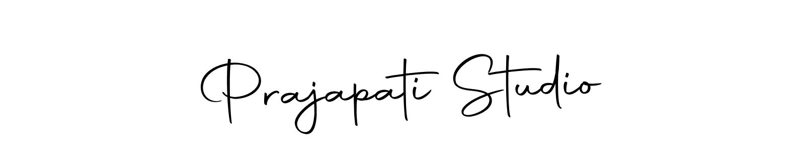 Design your own signature with our free online signature maker. With this signature software, you can create a handwritten (Autography-DOLnW) signature for name Prajapati Studio. Prajapati Studio signature style 10 images and pictures png