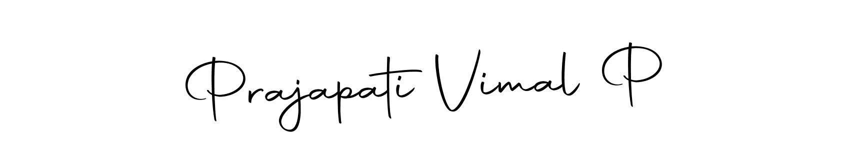 Make a short Prajapati Vimal P signature style. Manage your documents anywhere anytime using Autography-DOLnW. Create and add eSignatures, submit forms, share and send files easily. Prajapati Vimal P signature style 10 images and pictures png