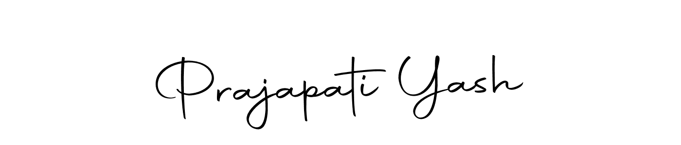 The best way (Autography-DOLnW) to make a short signature is to pick only two or three words in your name. The name Prajapati Yash include a total of six letters. For converting this name. Prajapati Yash signature style 10 images and pictures png