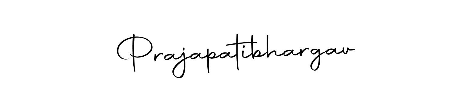 Create a beautiful signature design for name Prajapatibhargav. With this signature (Autography-DOLnW) fonts, you can make a handwritten signature for free. Prajapatibhargav signature style 10 images and pictures png