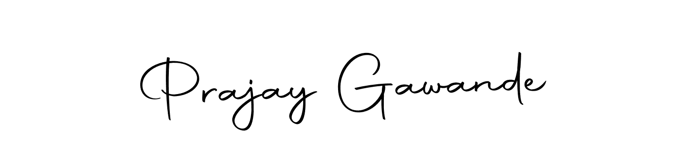Also we have Prajay Gawande name is the best signature style. Create professional handwritten signature collection using Autography-DOLnW autograph style. Prajay Gawande signature style 10 images and pictures png