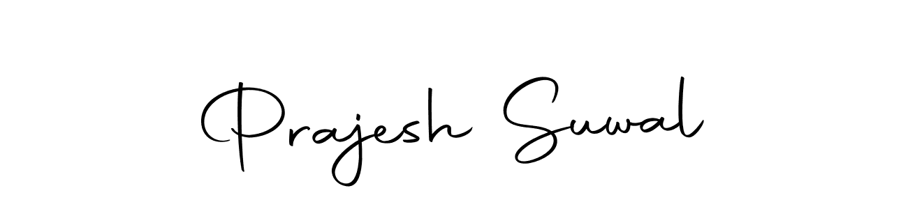 The best way (Autography-DOLnW) to make a short signature is to pick only two or three words in your name. The name Prajesh Suwal include a total of six letters. For converting this name. Prajesh Suwal signature style 10 images and pictures png