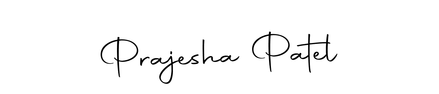 Create a beautiful signature design for name Prajesha Patel. With this signature (Autography-DOLnW) fonts, you can make a handwritten signature for free. Prajesha Patel signature style 10 images and pictures png