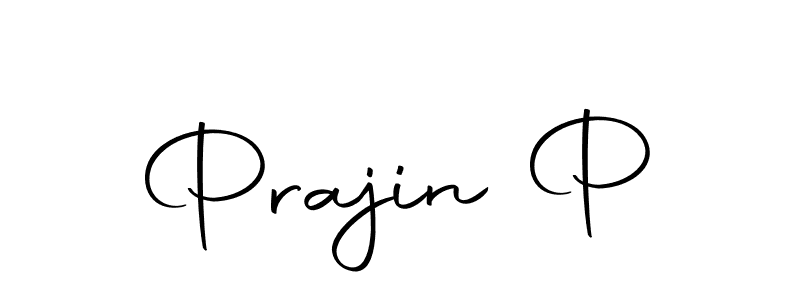 How to make Prajin P name signature. Use Autography-DOLnW style for creating short signs online. This is the latest handwritten sign. Prajin P signature style 10 images and pictures png