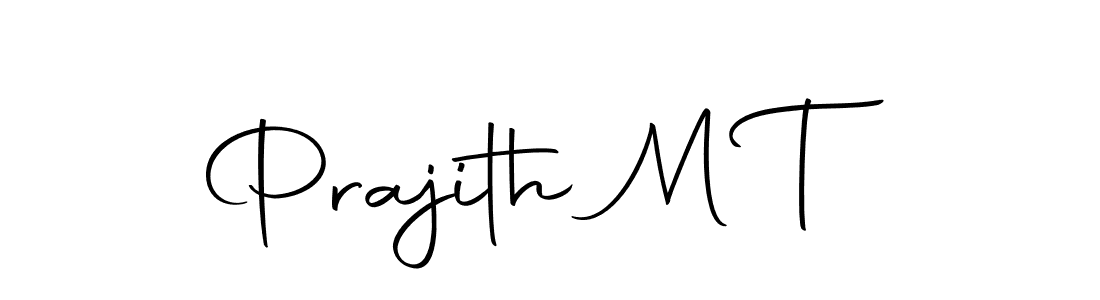 Use a signature maker to create a handwritten signature online. With this signature software, you can design (Autography-DOLnW) your own signature for name Prajith M T. Prajith M T signature style 10 images and pictures png