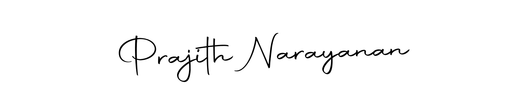 Design your own signature with our free online signature maker. With this signature software, you can create a handwritten (Autography-DOLnW) signature for name Prajith Narayanan. Prajith Narayanan signature style 10 images and pictures png